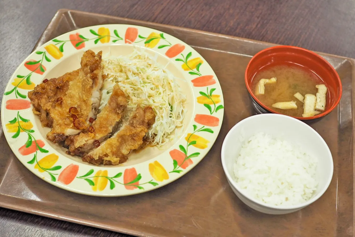 ▲「油淋鶏」（550円）