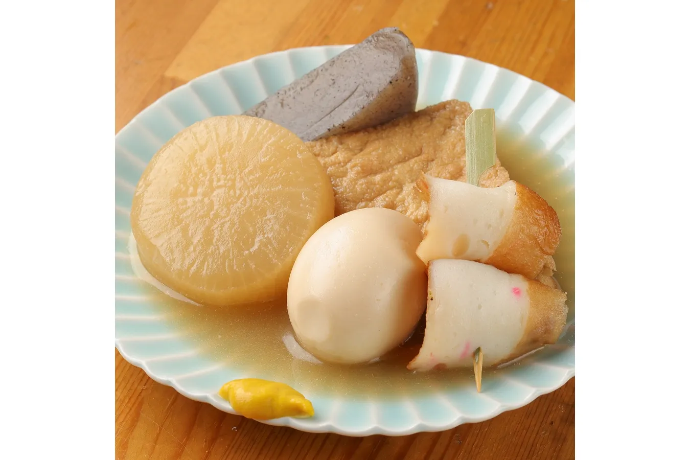 ▲「貝出汁おでん５種盛合せ」（869円）
