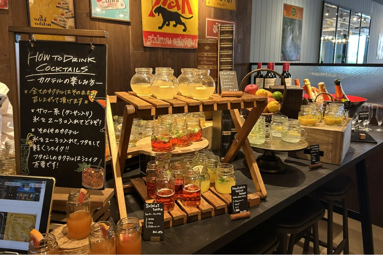 ▲約20種類のドリンクがラインナップ（撮影：レッツエンジョイ東京編集部）