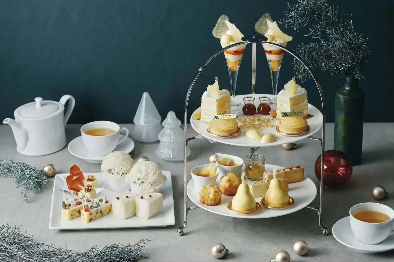 ▲「Christmas Afternoon Tea - Pear × Caramel -」