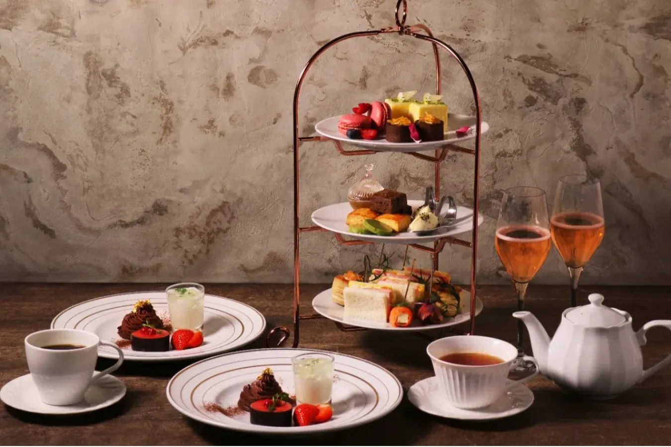 ▲「Café 1894 アフタヌーンティー ～ショコラ～」