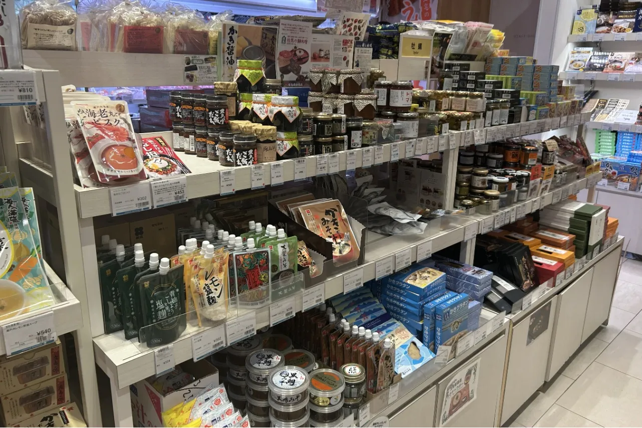 ▲「ひろしまブランドショップTAU」内観