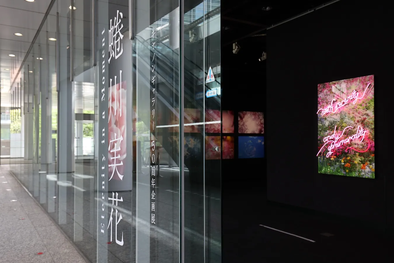 ▲キヤノンギャラリー50周年企画展 蜷川実花写真展「Eternity in a Moment」2023年5月9日～6月19日に開催されたもの