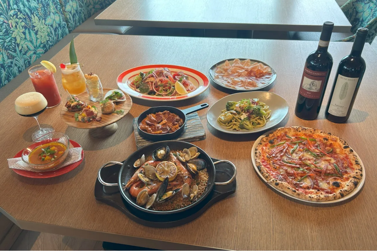 ▲“スパニッシュ×イタリアン”料理（撮影：レッツエンジョイ東京編集部）