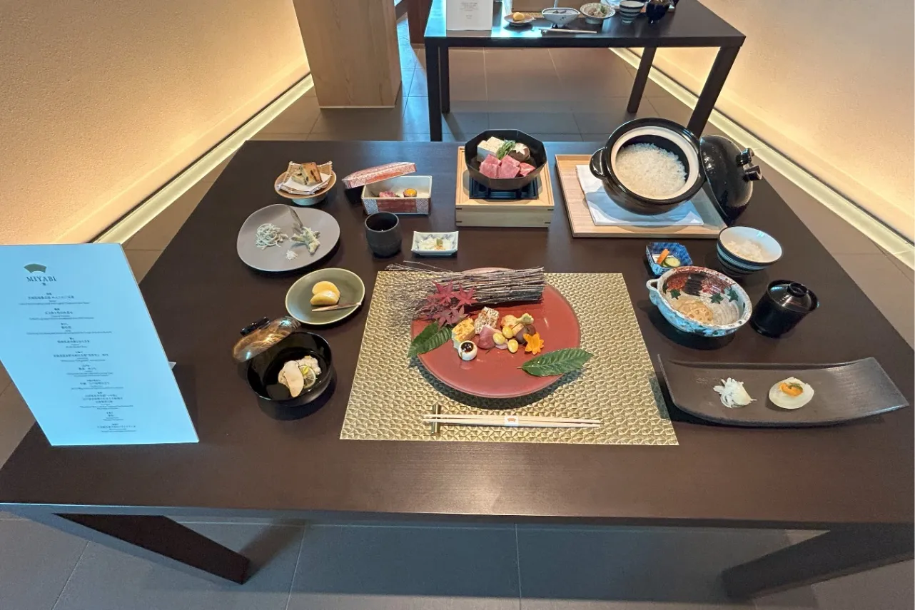 ▲「ディナーコース」（撮影：レッツエンジョイ東京編集部）