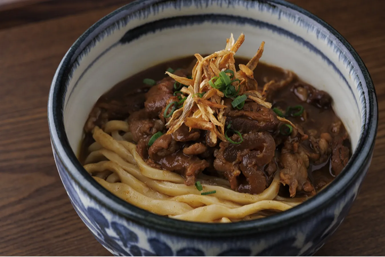 ▲「上州牛 牛すじカレーうどん」