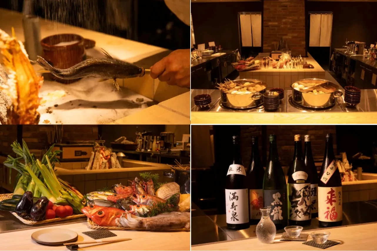 【火入れ みつ囲】”焼く×煮る×炊く”工程を眺められる和食店が新宿にオープン_1565109