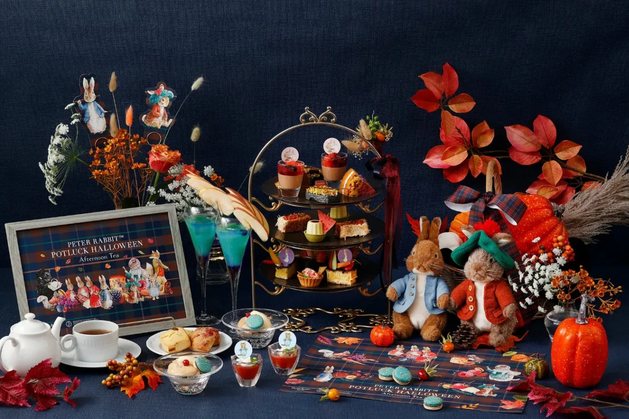 ▲「ピーターラビット(TM)のポットラックハロウィンアフタヌーンティー」
BEATRIX POTTER™(C) Frederick Warne & Co.,2025
BEATRIX POTTER(TM) (C) Frederick Warne & Co.,2025