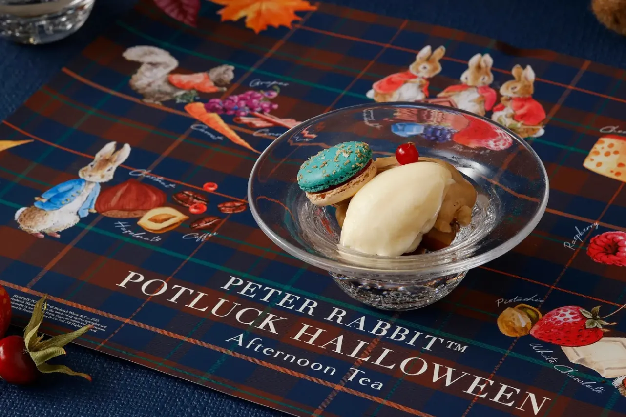 ▲スペシャリテ「ピーターラビット™のコーヒーマロンイートンメス」
BEATRIX POTTER™(C) Frederick Warne & Co.,2025
BEATRIX POTTER(TM) (C) Frederick Warne & Co.,2025