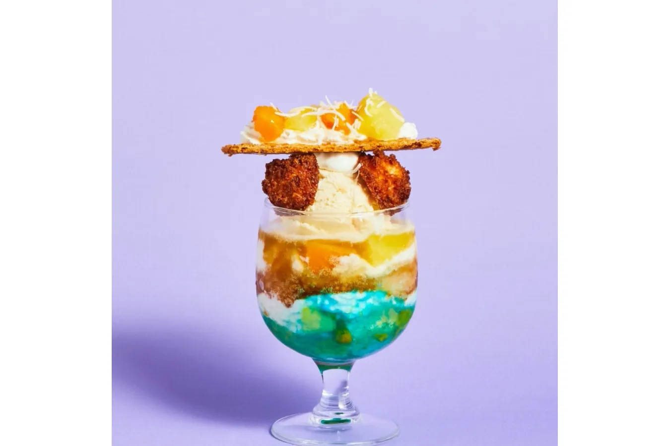 ▲中野セントラルパーク店限定「紅茶とサマーフルーツのトロピカルパフェ氷」（1,430円）