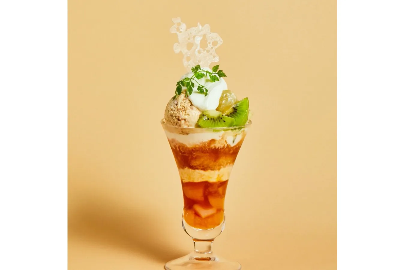 ▲町田モディ店限定「ルイボスティーとマスカルポーネアイスのパフェ氷」（1,430円）