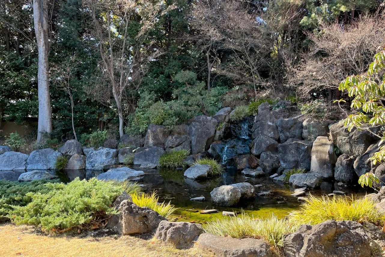 ▲滝石組
