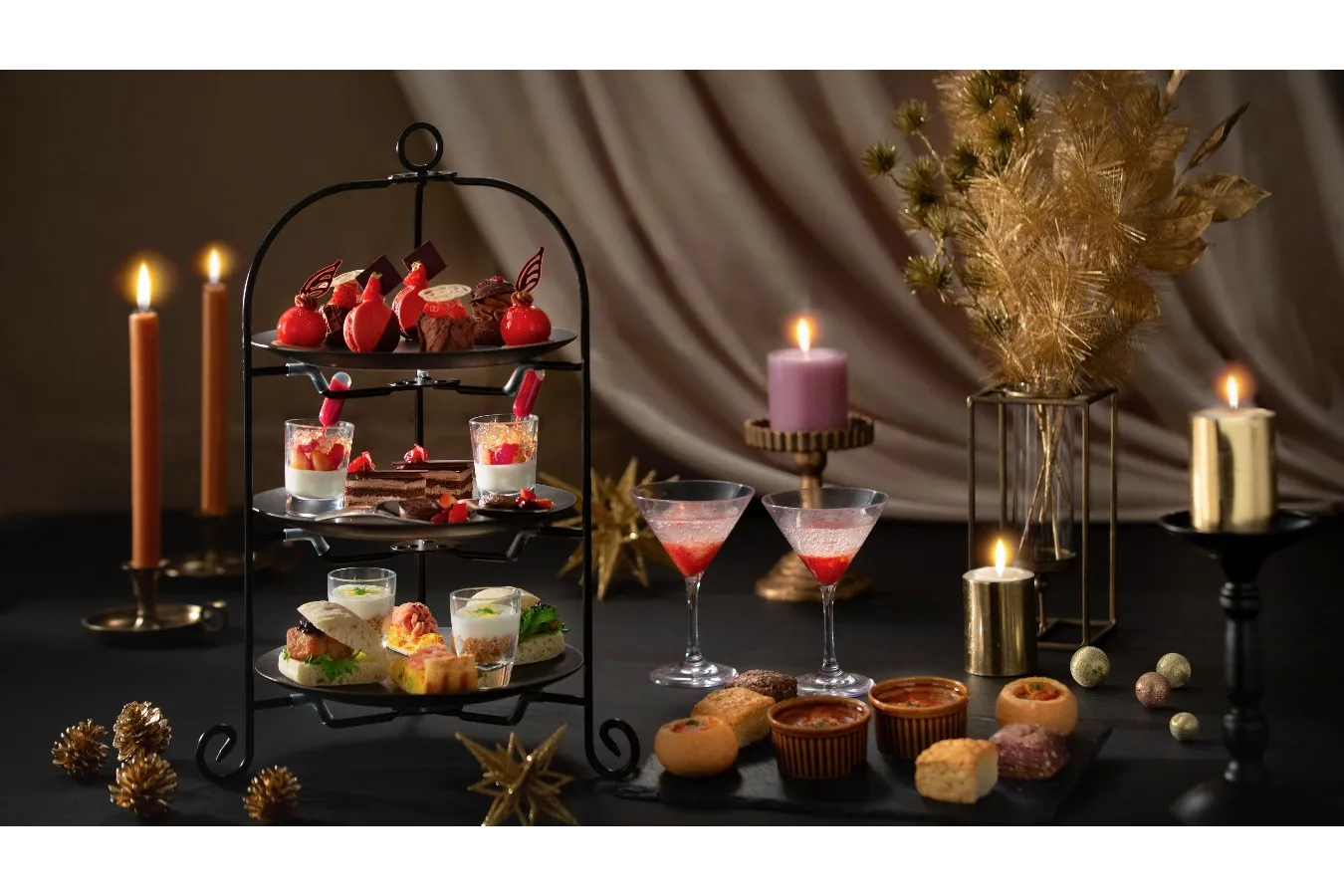 ▲「Winter Chocolate Afternoon Tea」