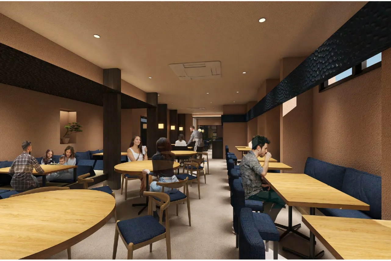 ▲「和カフェ Tsumugi 鎌倉店」内観イメージ