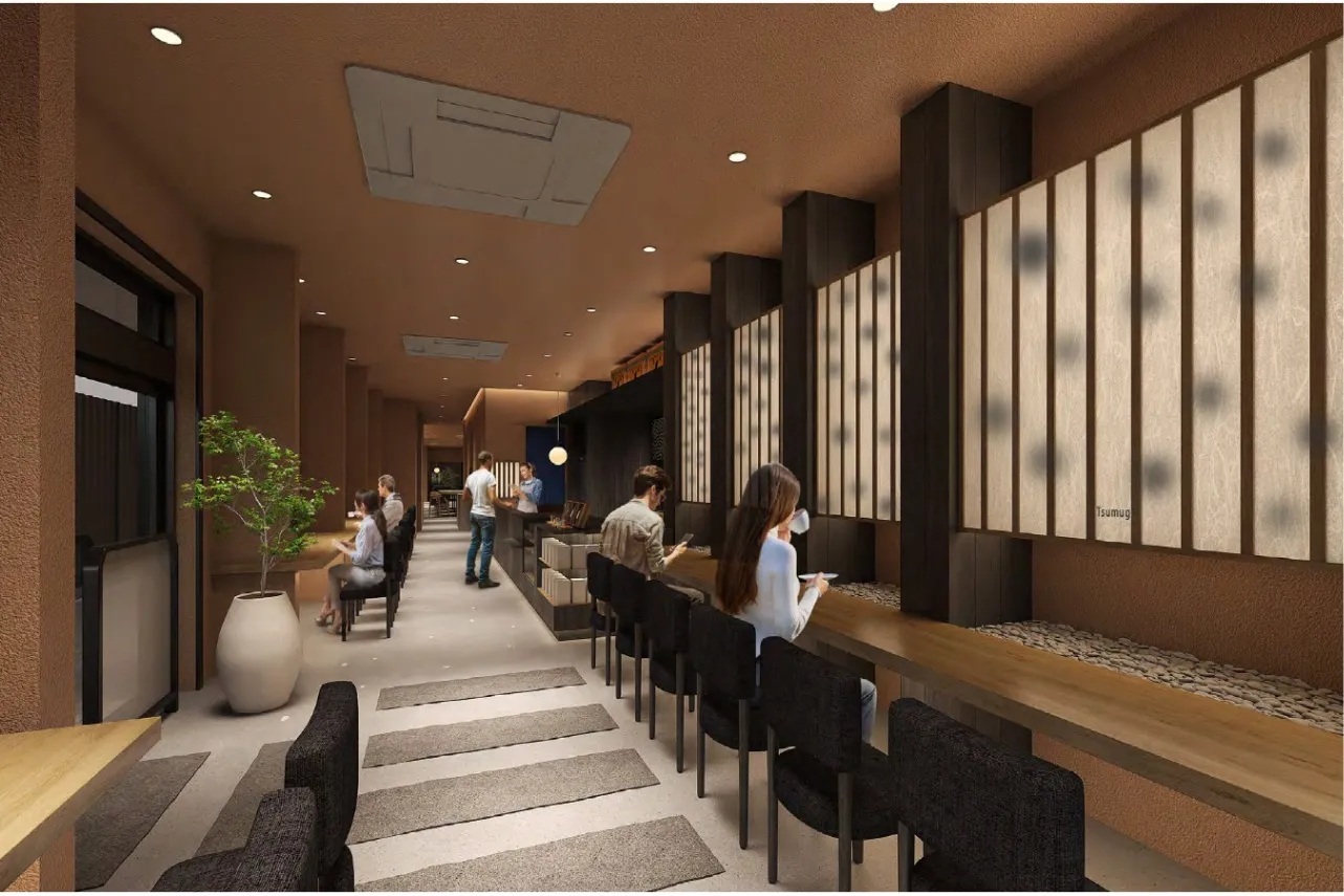 ▲「和カフェ Tsumugi 鎌倉店」内観イメージ