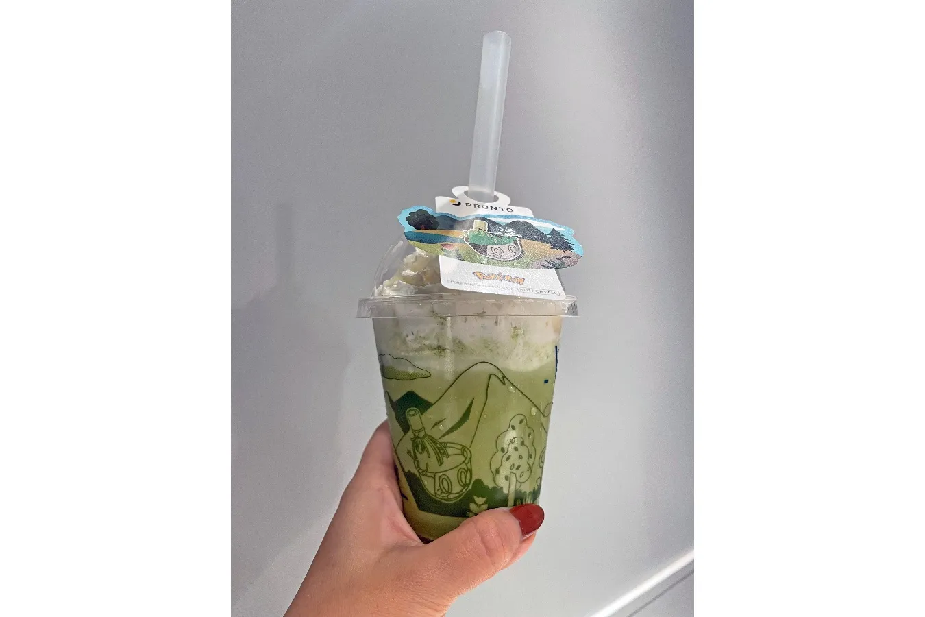 ▲「ヤバソチャのおもてなし抹茶ラテ」※編集部撮影