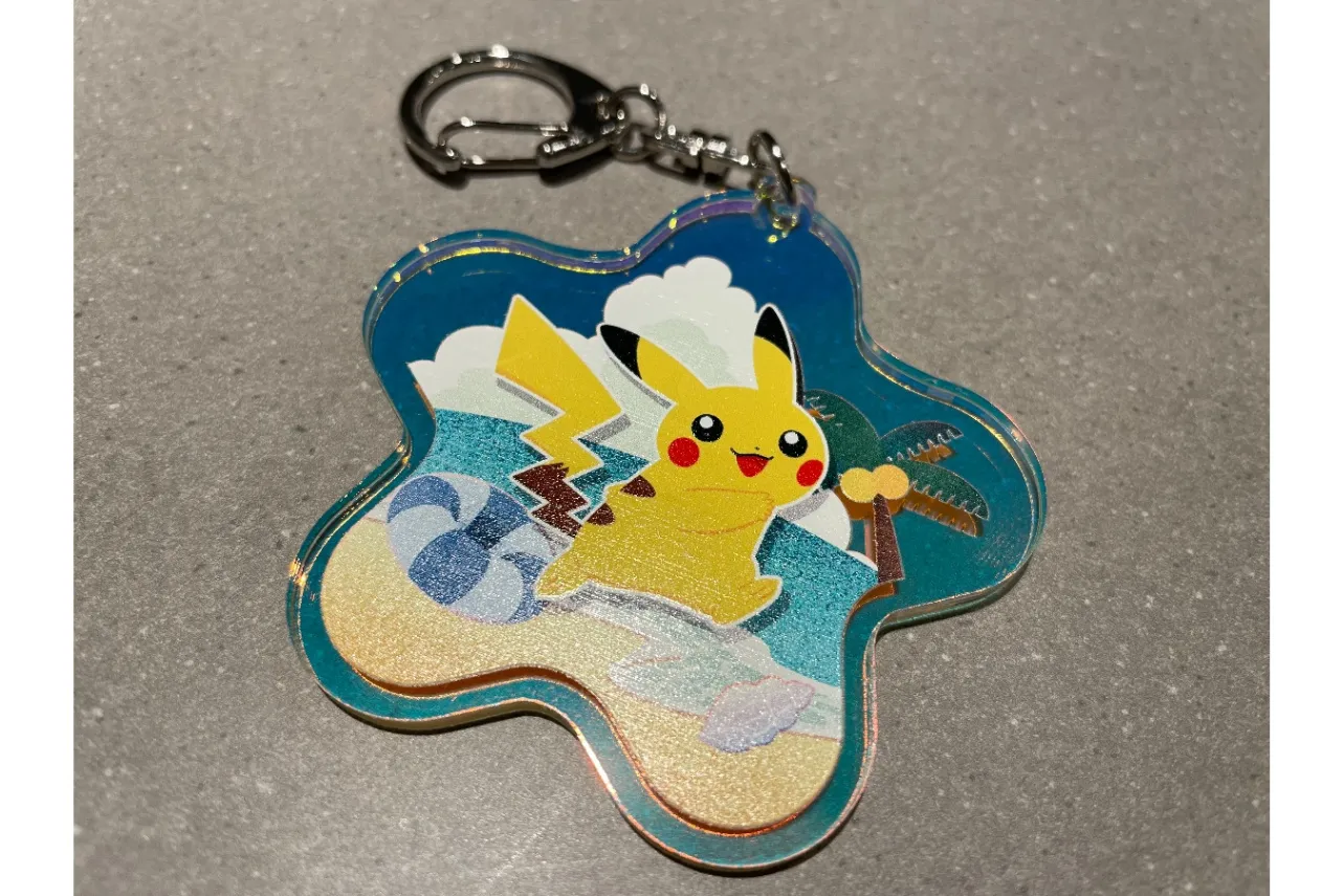 ▲「ポケモンオリジナルオーロラアクリルキーホルダー」※編集部撮影