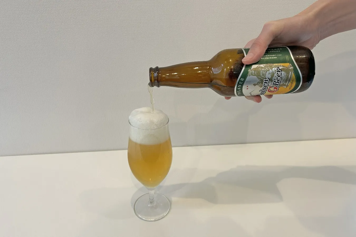 ▲“THEビール”といった黄金色