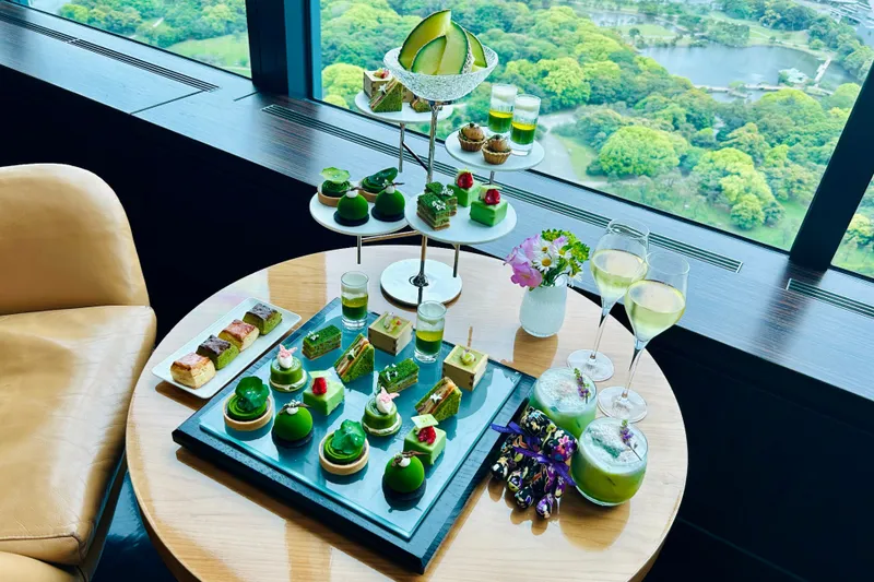 【コンラッド東京】ハーブ香る抹茶アフタヌーンティー体験レポ！まるで庭園のような美しさ