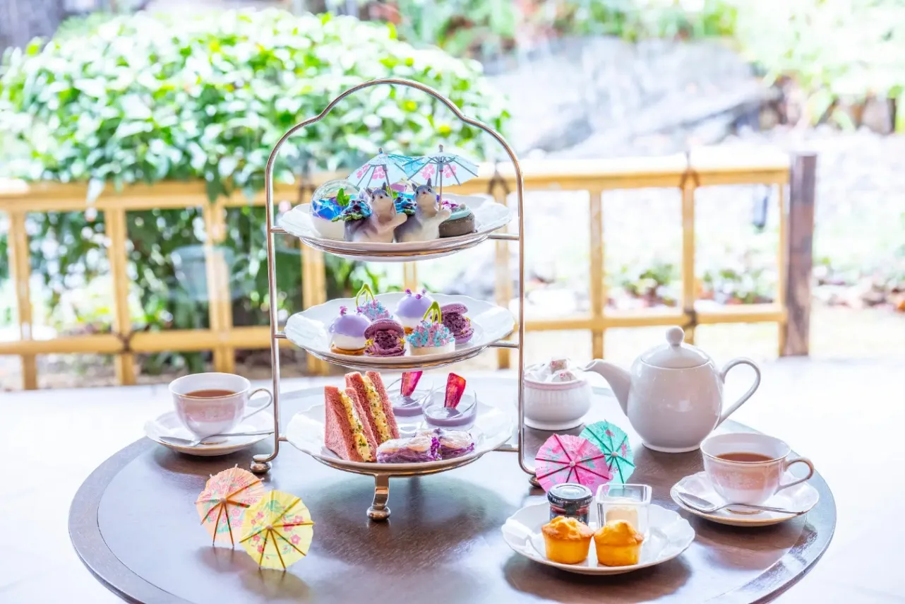 ▲「あじさいアフタヌーンティー」