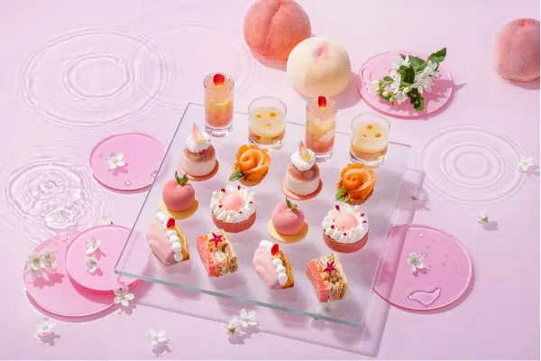 2025年の桃スイーツまとめ！東京のホテル＆カフェが贈るピーチアフタヌーンティーも