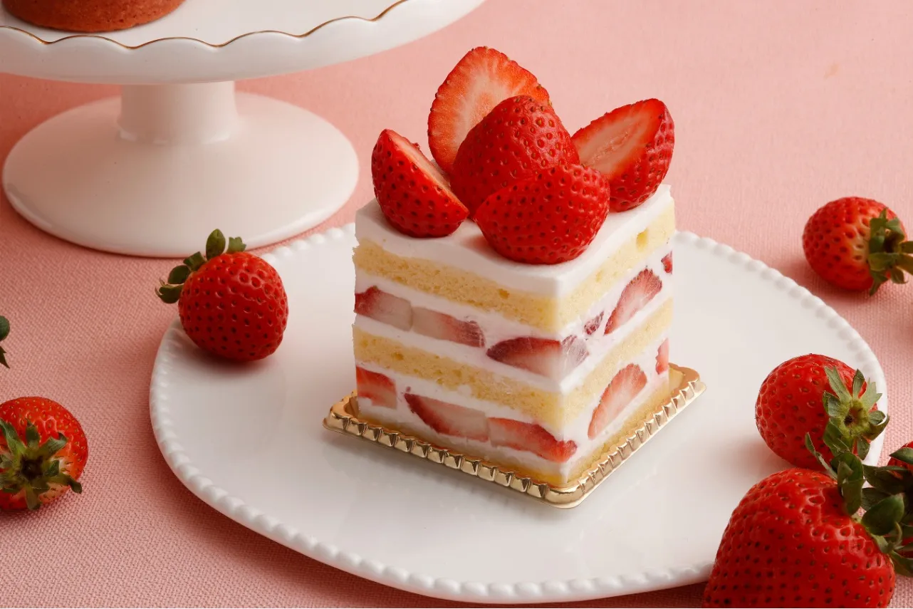 ▲「あまおうのプレミアムショートケーキ　」