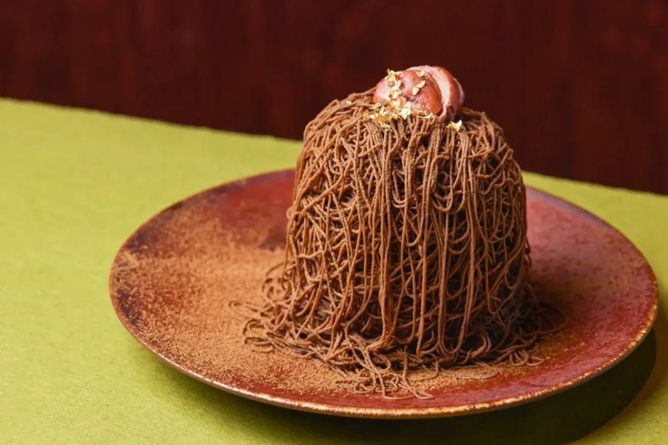 ▲「ほうじ茶モンブラン」