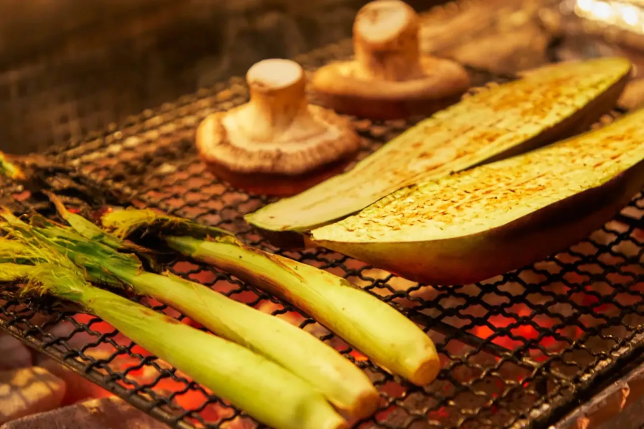 ▲「『炉ばた焼き』野菜」