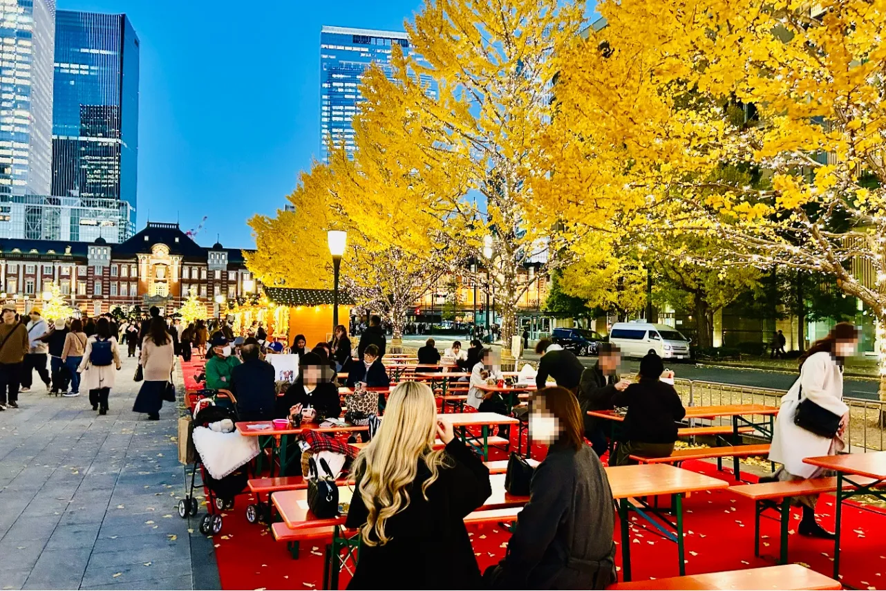 ▲飲食スペースの様子（撮影：レッツエンジョイ東京編集部）