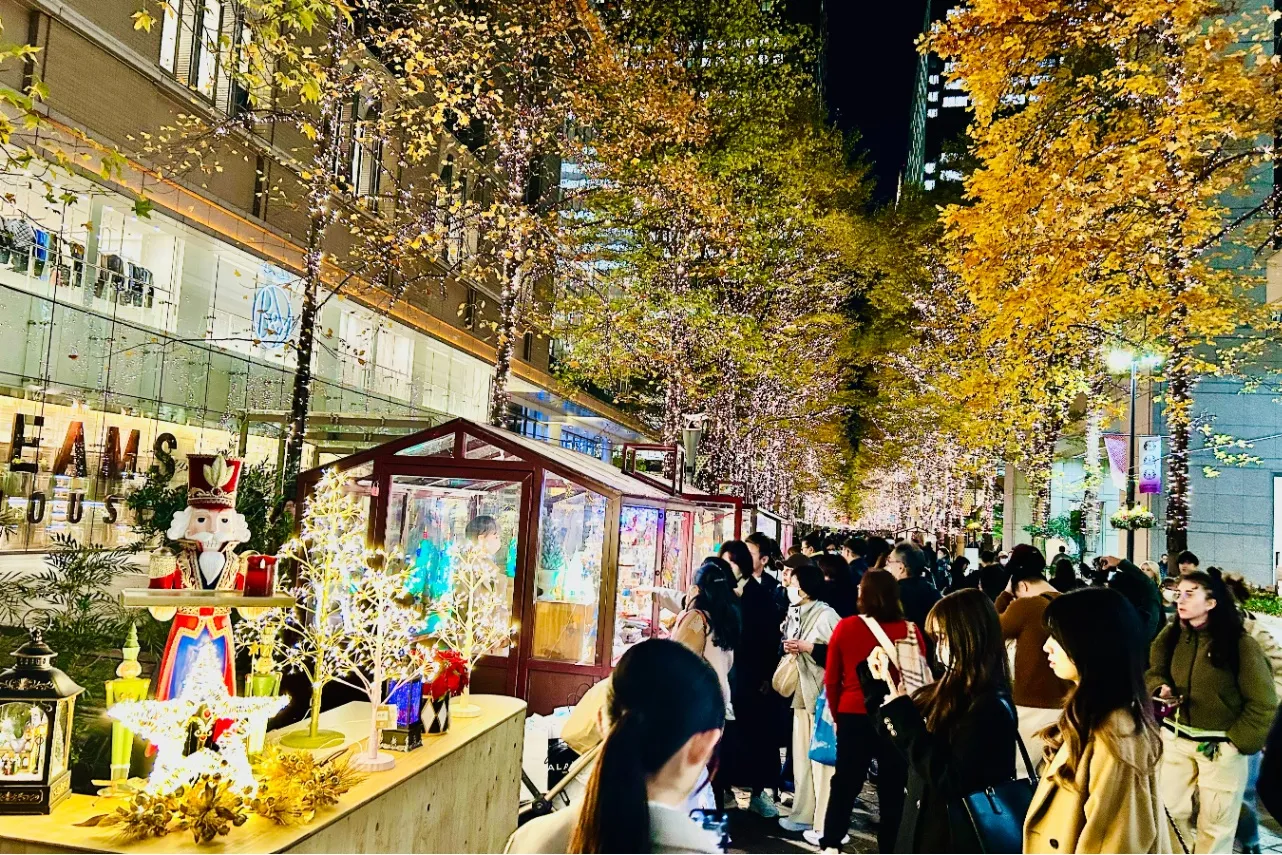 ▲「丸の内イルミネーション 2025」の様子（撮影：レッツエンジョイ東京編集部）