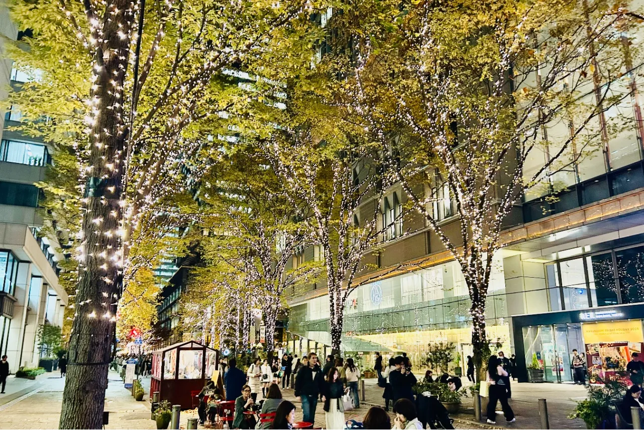▲「丸の内イルミネーション 2025」の様子（撮影：レッツエンジョイ東京編集部）