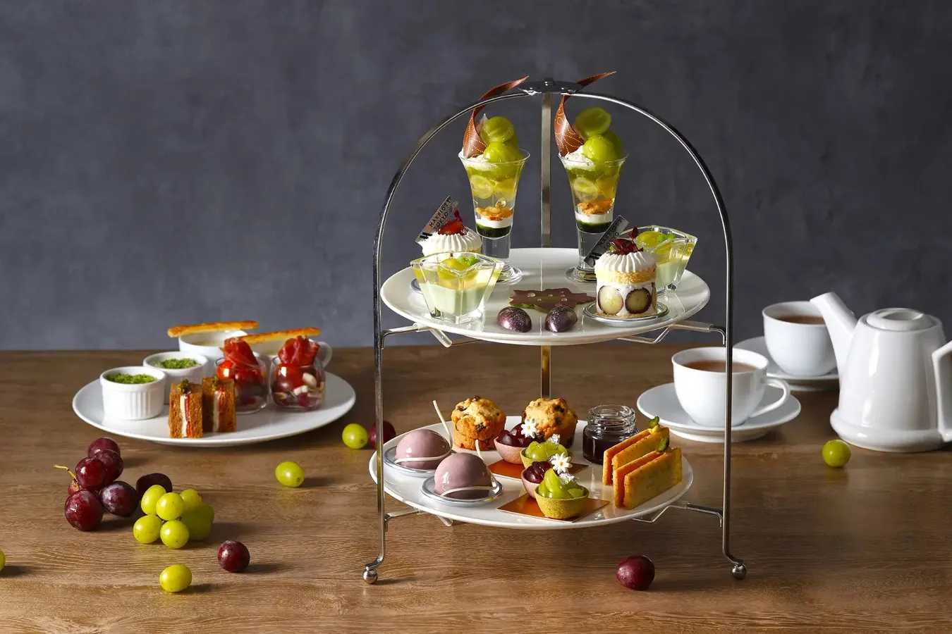 ▲「Afternoon Tea -Autumn Grape Elegance-」