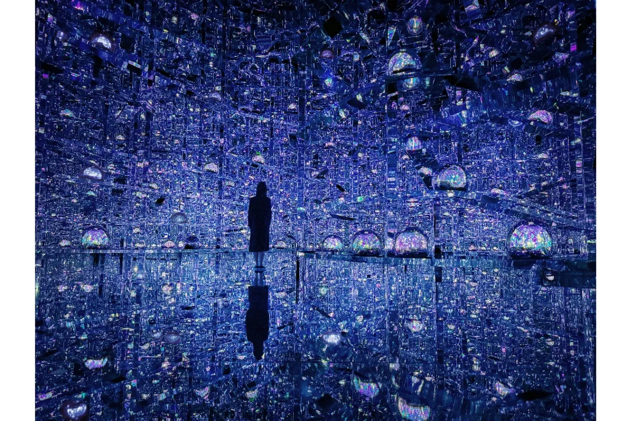 ▲チームラボ《マイクロコスモス - ぷるんぷるんの光》©チームラボ