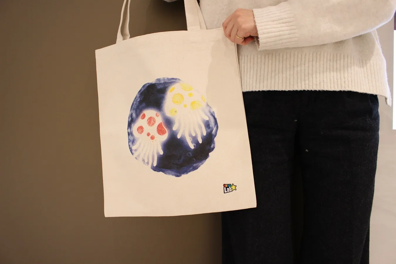 ▲数十分後にはエコバッグになりました！ ※編集部撮影