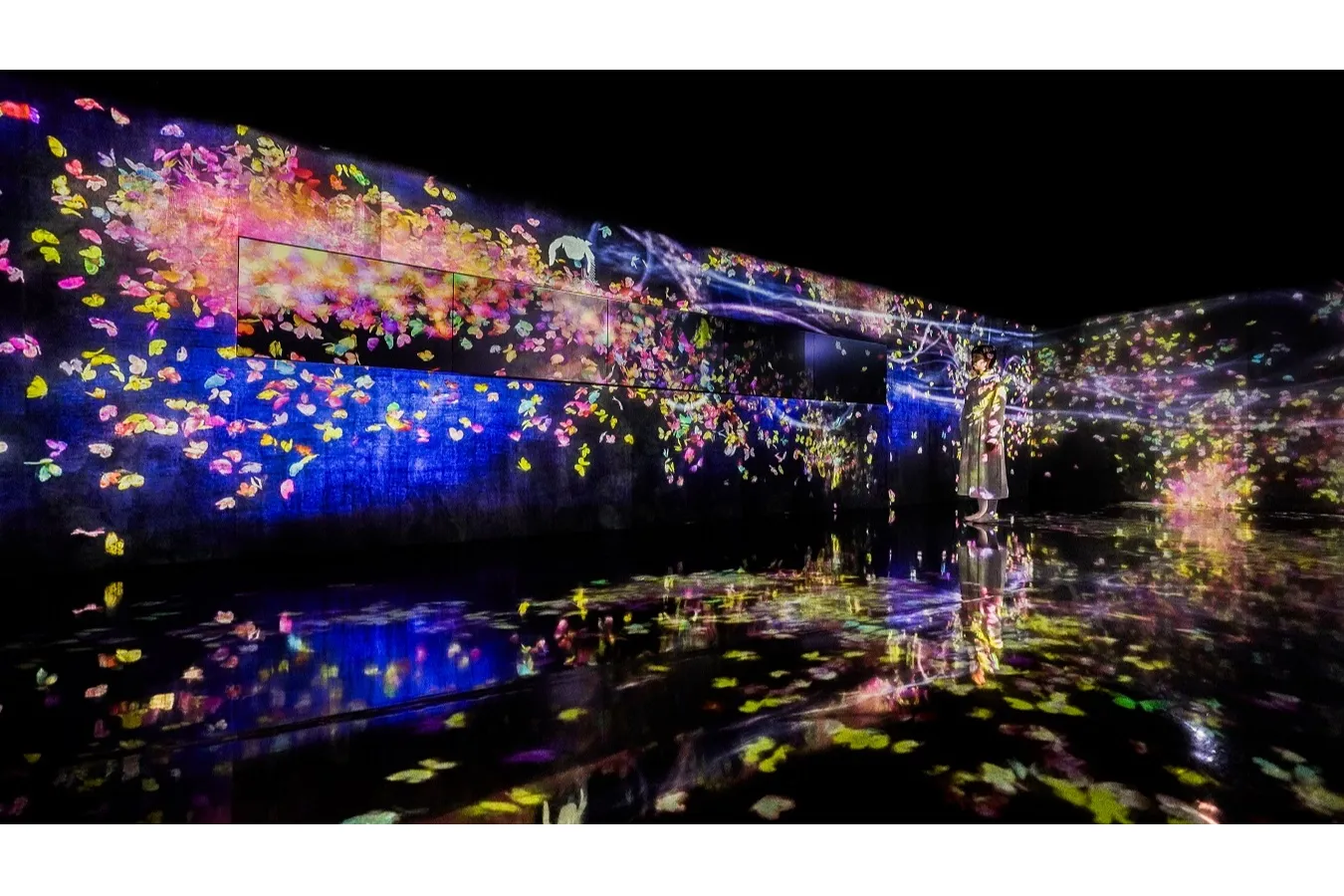 ▲チームラボ《境界のない群蝶》©チームラボ