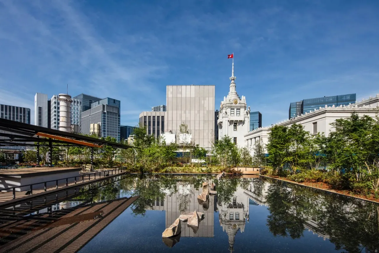 ▲ 屋上「日本橋庭園」