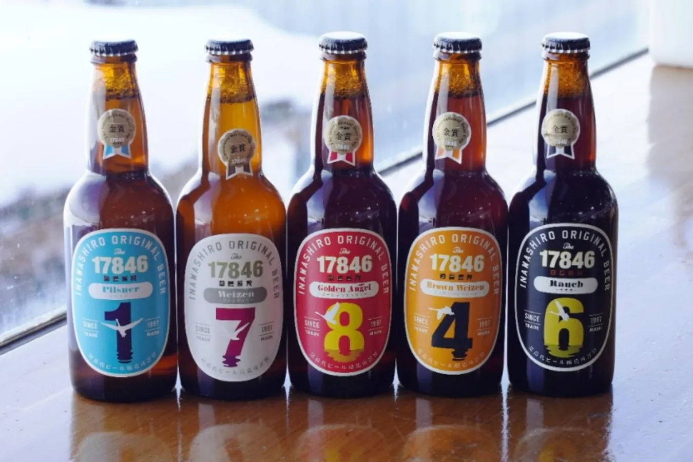 ▲定番ビール5種