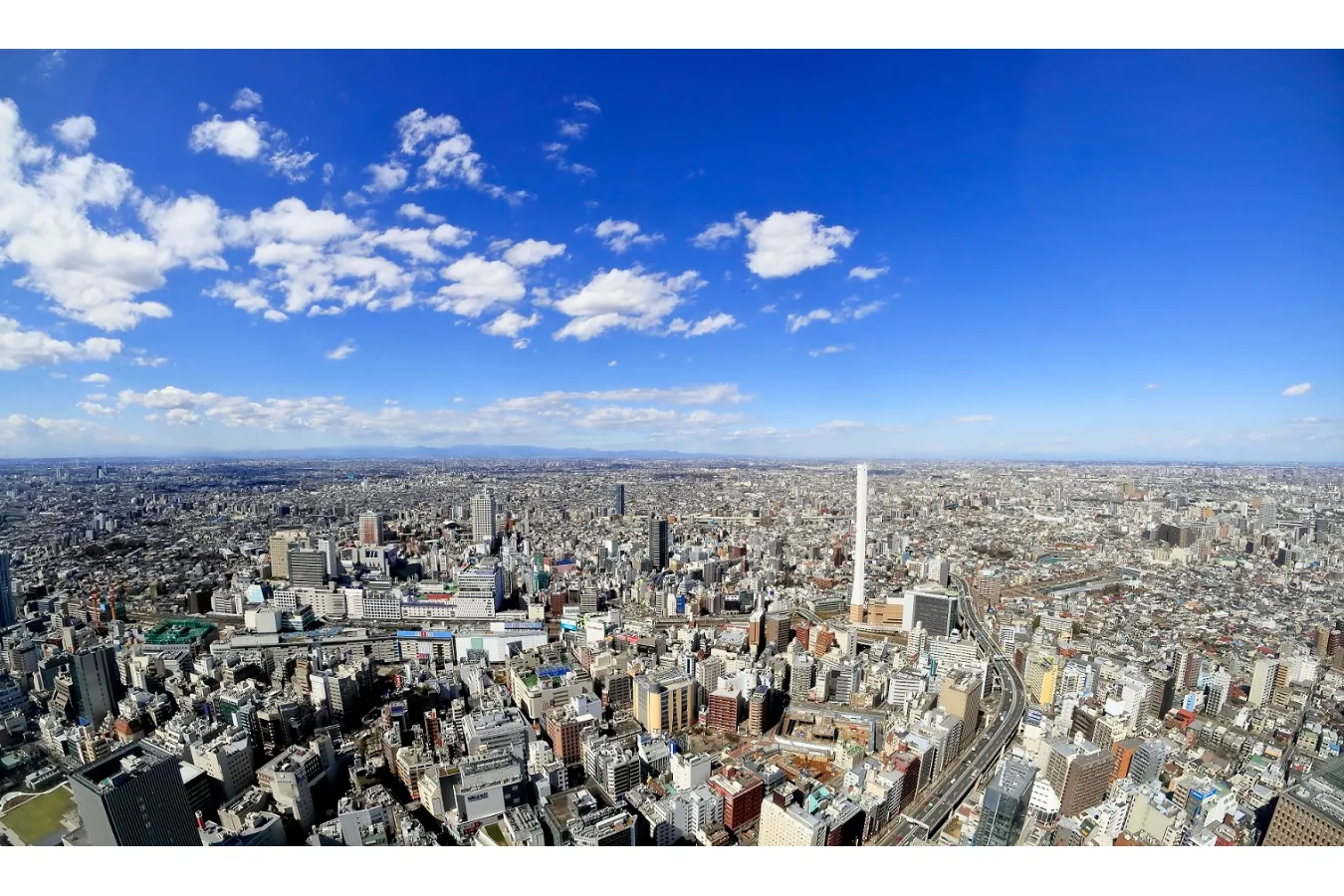 ▲イベントスペース方面から見ることができる景色（北側）
