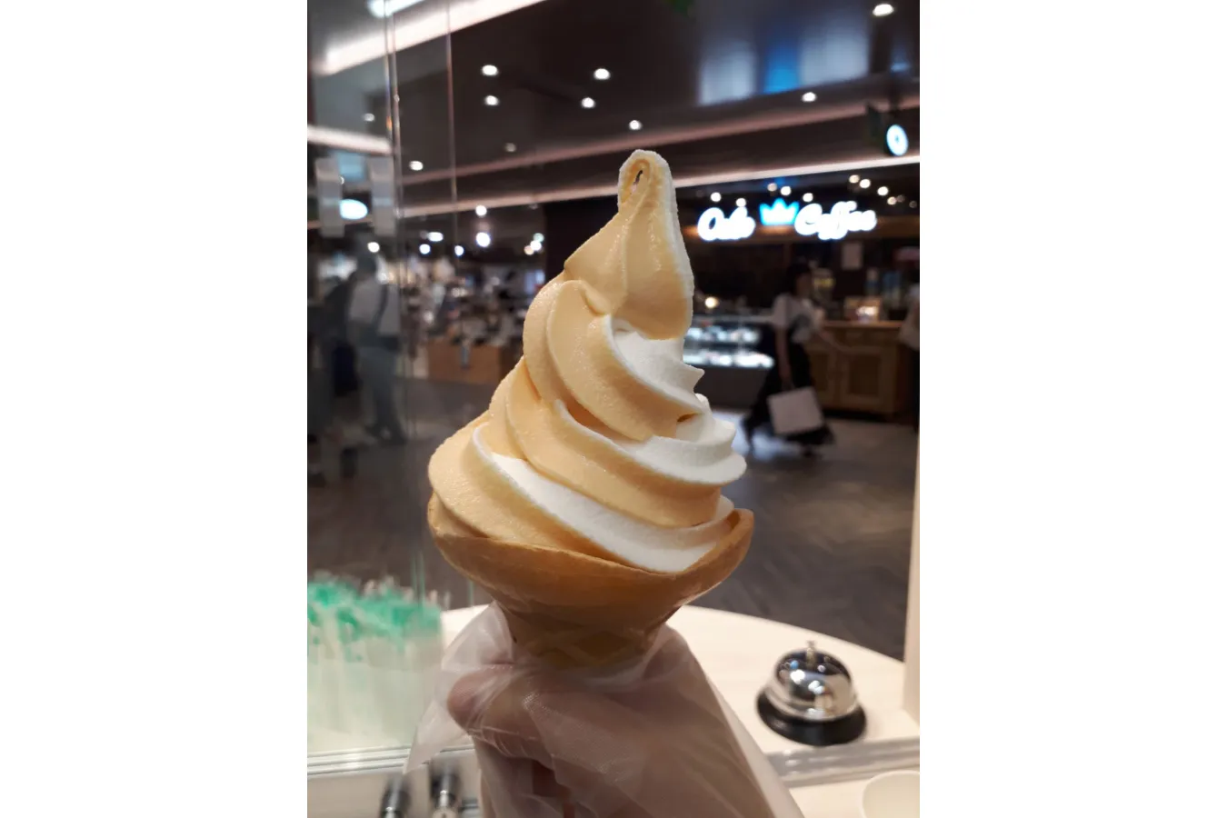 ▲大人気のソフトクリーム