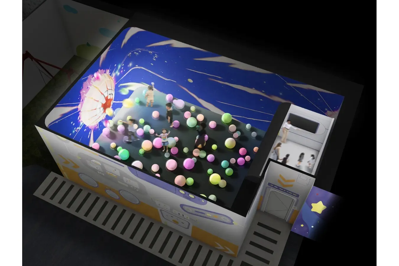 ▲「宇宙エリア」