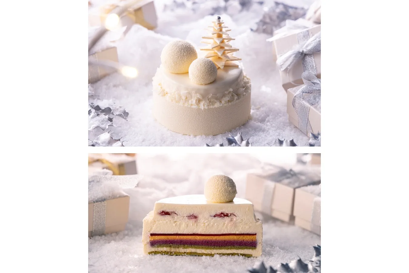 ▲「クリスマスケーキ "White Christmas"」