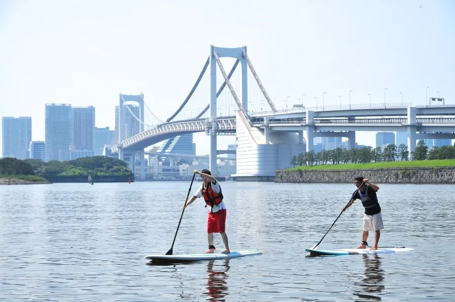 【お台場デート】東京湾でSUP（スタンドアップパドル）体験
