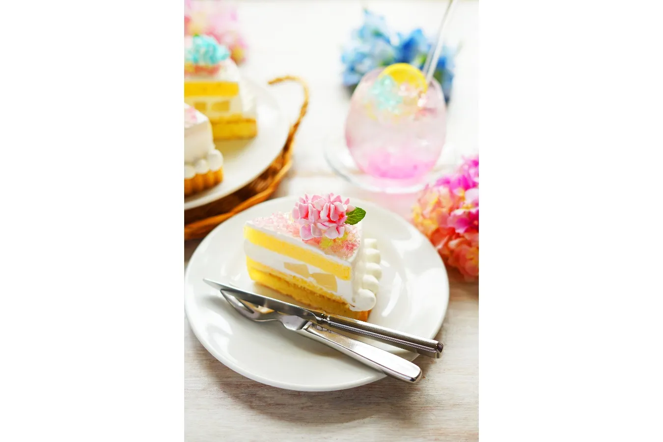 ▲「紫陽花ショートタルト」