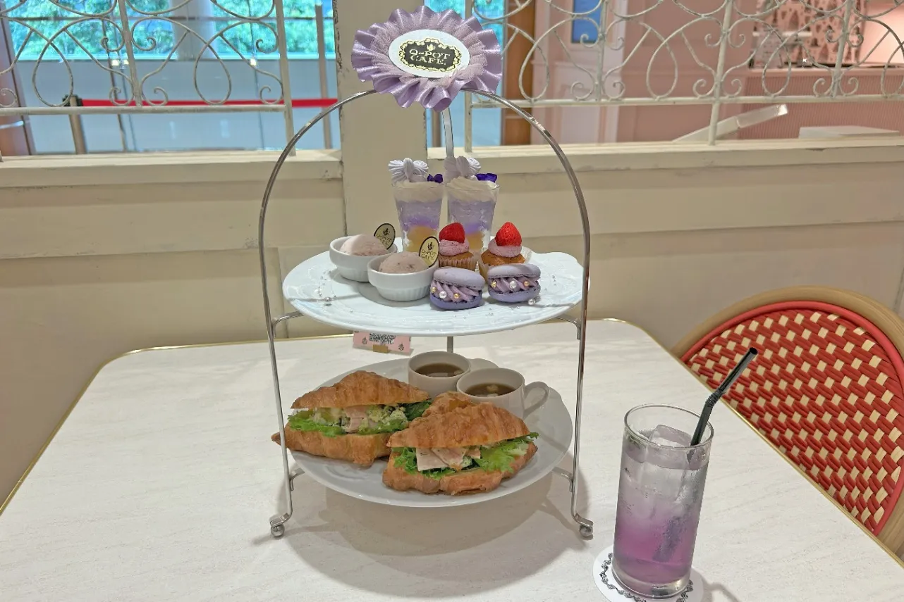 ▲「Q-pot CAFE. シアターアフタヌーンティーセット」