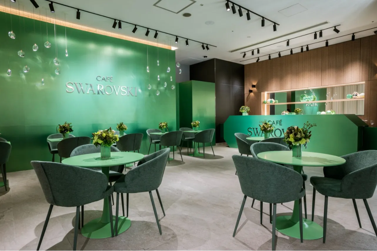 ▲「Café Swarovski」