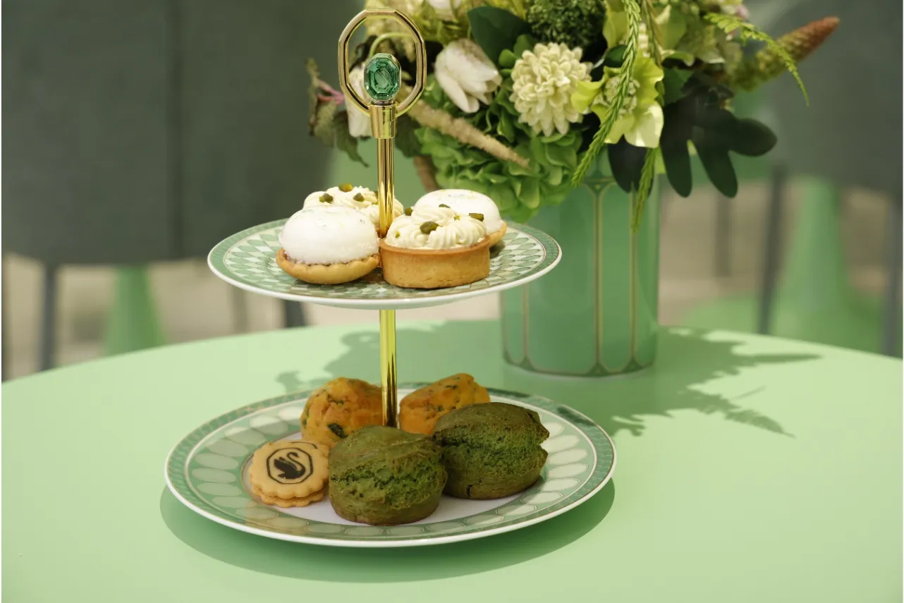 ▲「Café Swarovski Set」