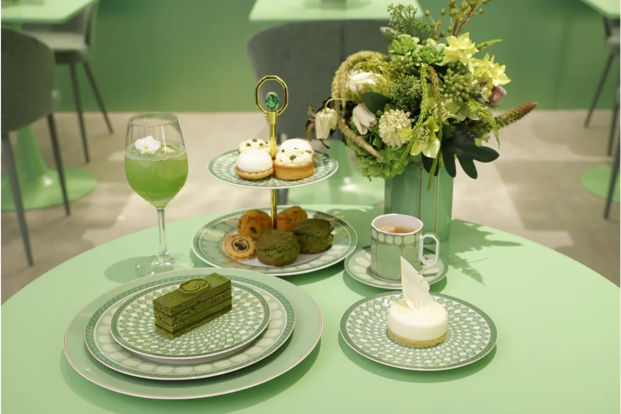 ▲Café Swarovski メニュー例