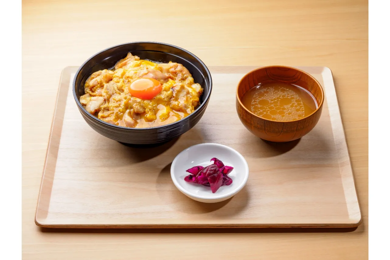 ▲親子丼（上）