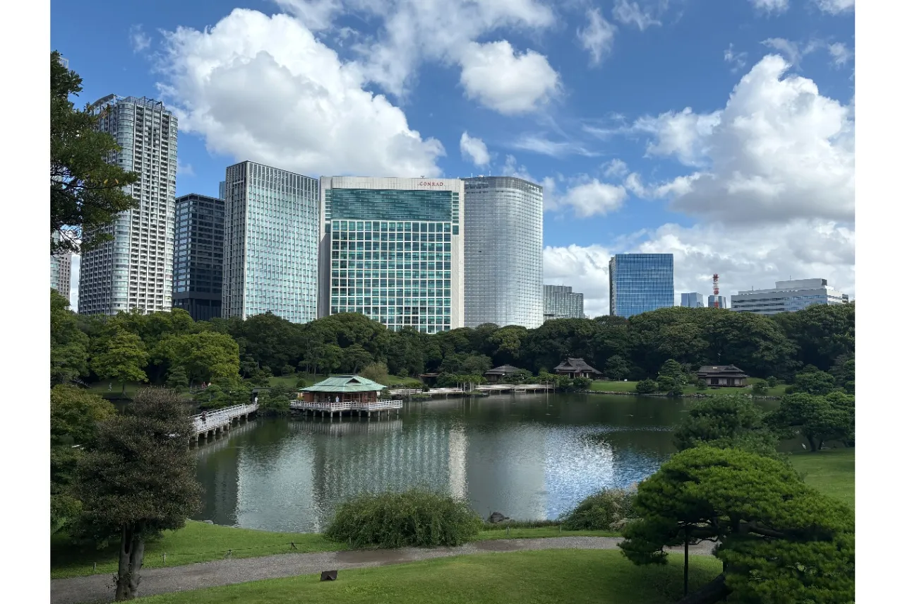 ▲汐入の池
画像提供：公益財団法人東京都公園協会