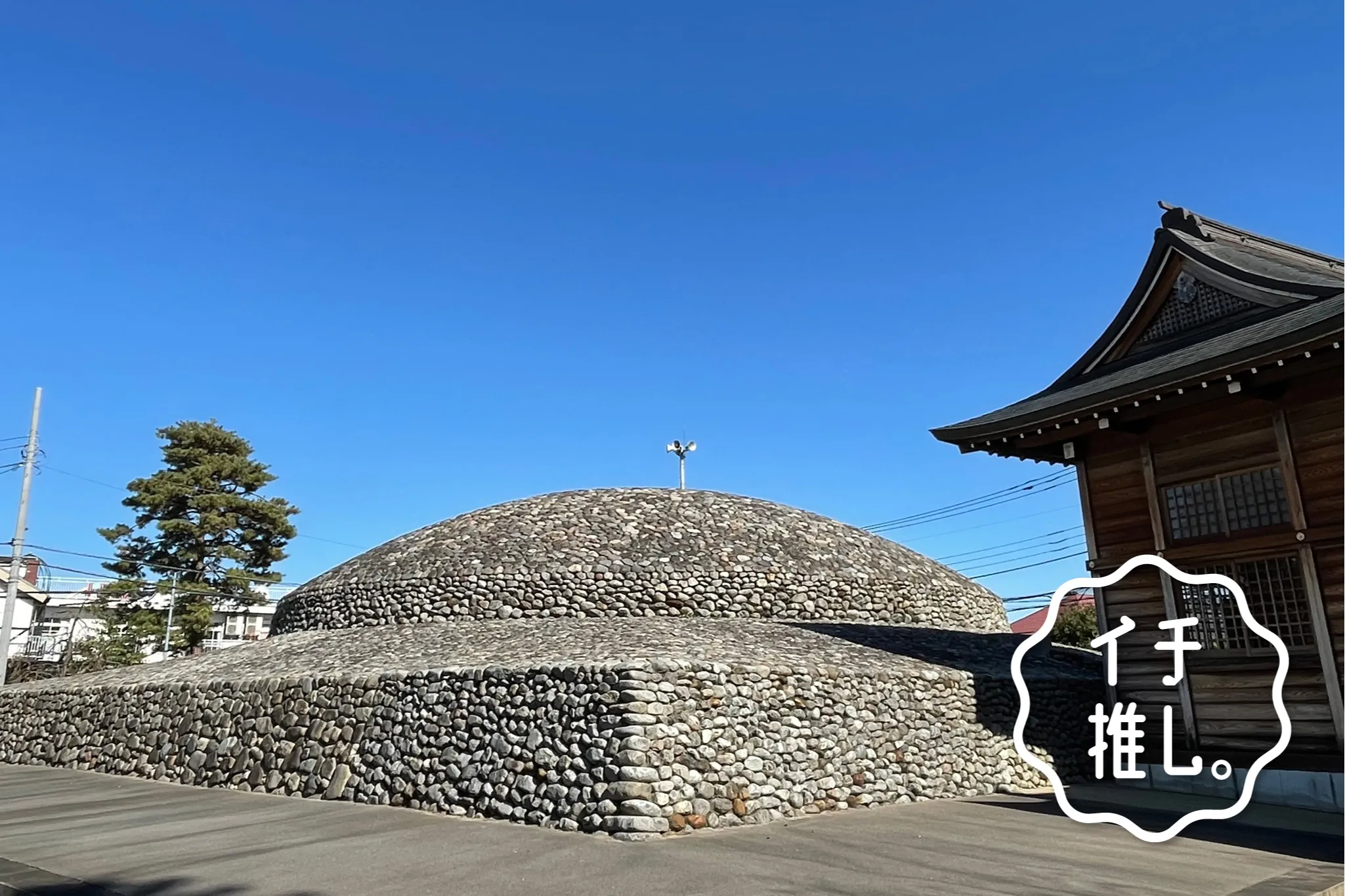 【府中】近代建築のような「武蔵府中熊野神社古墳」古墳シンガーまりこふんのイチ推し。